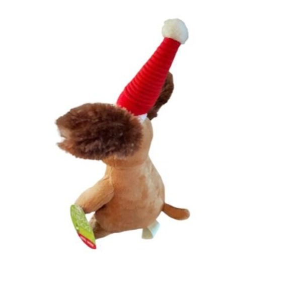 Christmas Sounds and Lights Animatronics Puppy Ears Flapping Dog - Picture 2 of 4